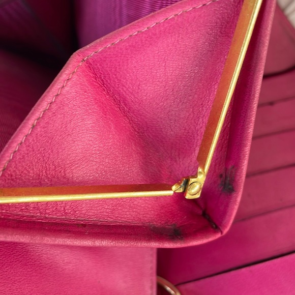 Chanel 1996-1997 CC Caviar Wallet on Chain in Pink w/Dust Bag - Picture 12 of 15